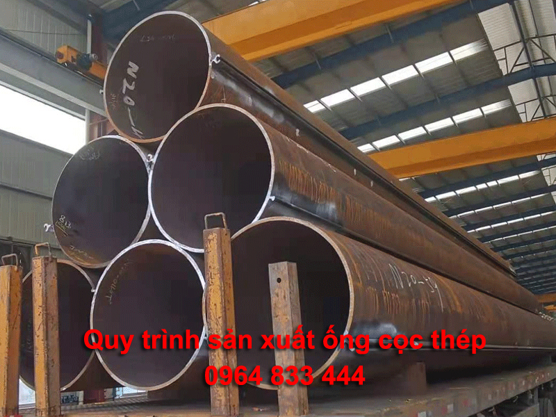 Quy trinh SX coc van thep
